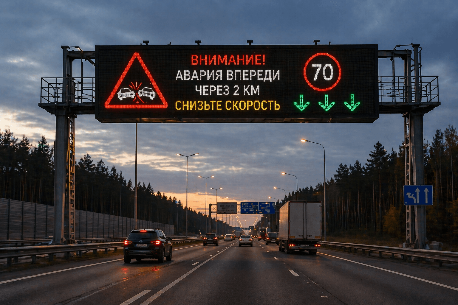 Светодиодные дорожные табло